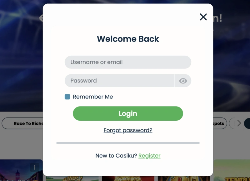 Casiku Login